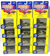 12pc 1999 JL Johnny Lightning Thunderjet T-jet Style Slot Car GOLD Screw-On BODY