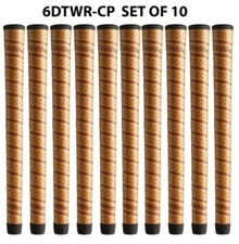 *SET 0F 10** Winn MIDSIZE +1/16th Dri-Tac Wrap Grips COPPER 6DTWR-CP 