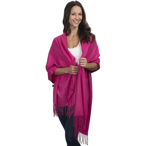 Cashmere & Class Large Soft Cozy Cashmere Pashmina Woven Scarf Wrap Womans... - Picture 10 of 25