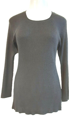 CUPIO Gray Color Tunic Sweater. Size L. NWT