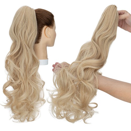 Thick Hair Ponytail Clip In Natural Claw On Pony Tail Hair Extensions AS Human - Picture 45 of 77