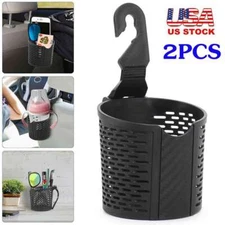 2Pcs Universal Car Auto Truck Cup Holder Seat Back Drink Bottle Door Mount Stand