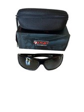 7eye by Panoptx Maestro Sunglasses Black Tortoise Polarized Gray SharpView