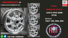 Jantes alliage MINILITE 5X12 5J 12 pouces 4x98 Fiat 126 600 850 jantes jantes