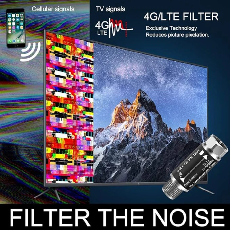 LTE Filter for TV Antenna Improves Digital Antenna Amplifier - 4G Filter for . - Image 3 of 4