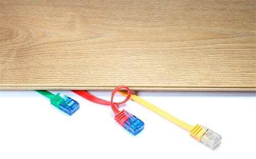 3x CAT 6 Netzwerkkabel Flachkabel; CAT FLAT 6-0050 U/UTP GELB 0.50m - Afbeelding 6 van 6