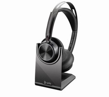 Poly - Voyager Focus 2 UC USB-A Plantronics - Bluetooth Dual-Ear Stereo Head