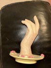 Resin Hand Ring Holder Statue Yellow Ganz — photo 3