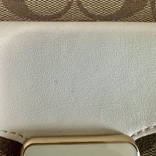Coach C7227 Mini Pepper Crossbody In Signature Canvas In Light Khaki Chalk Multi - Picture 4 of 11