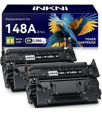 148A 2 Pack With Chip Black Toner Compatible for Pro 4001 4101 Printers