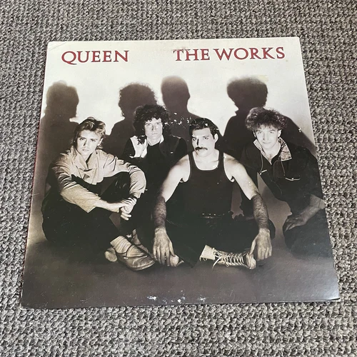 Queen – The Works Vinyl Record FIRST UK Pressing BLACK 1984
