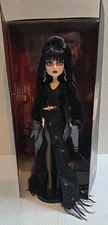 Monster High Skullector Elvira Mistress of The Dark 2023 11" Tall Doll