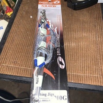 Slow Pitch New Color  Ocean Cat 200 Gram Tuna Junkie Jig 8 