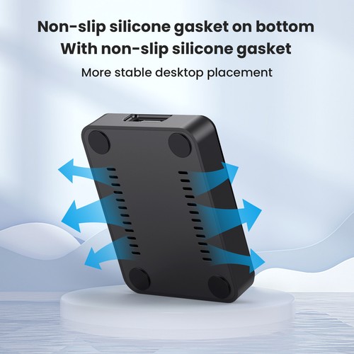 M.2 NVMe & SATA to USB C Dock Station Base M Key B+M Key Reader Writer Adapter - Afbeelding 6 van 8