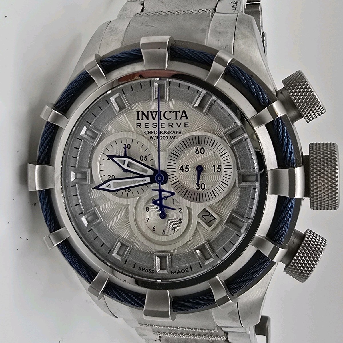 Mens Invicta Reserve Stainless Watch Invicta Men main image 3