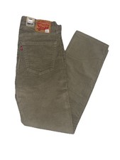 Levii 505 Regular Fit Corduroy Brown Various Sizes Choose
