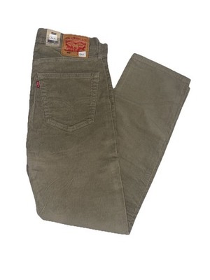 Levii 505 Regular Fit Corduroy Brown Various Sizes Choose