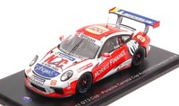 Spark Model Porsche 911 GT3 N.7 Carrera Cup Australia Champion J.Evans 1:43