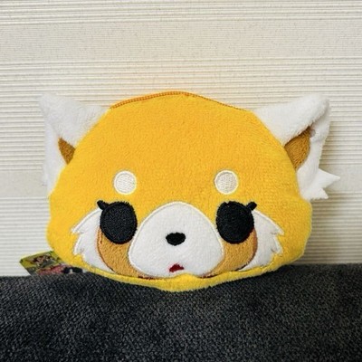 Sanrio Aggretsuko Coin Case Retsuko Character Pouch 8cm x 10cm Cute Mini Zipper