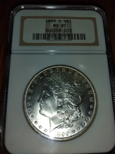 Morgan Dollar, 1899-o, MS 65, Blast White, NGC Certified