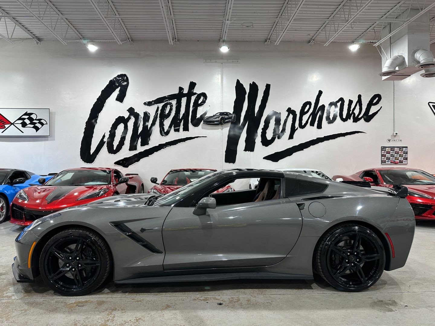 2015 [G1B] Shark Gray Metallic Chevrolet Corvette   | C7 Corvette Photo 2