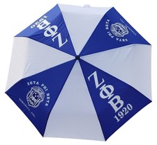 Buffalo Dallas Zeta Phi/ Phi; Beta Mini Automatic Umbrella Blue