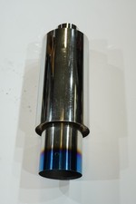 God Snow Burnt Tip Muffler 3 Inlet 4.5 Outlet Universal Jdm Subaru - Open Box