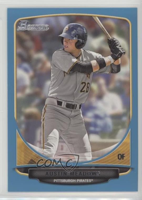 2013 Bowman Draft Draft Picks Blue 114/500 Austin Meadows #BDPP5 0b3