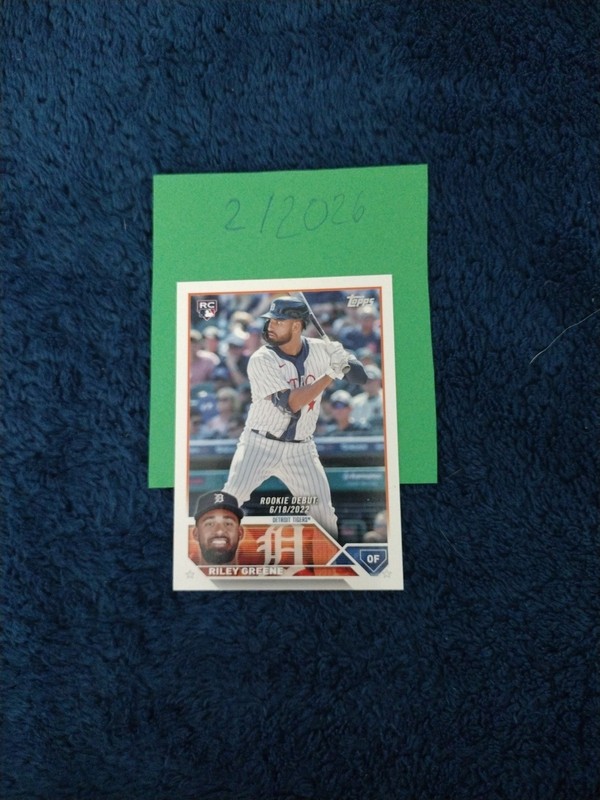 2023 Topps Update Series - Rookie Debut Riley Greene #US298 (RC)