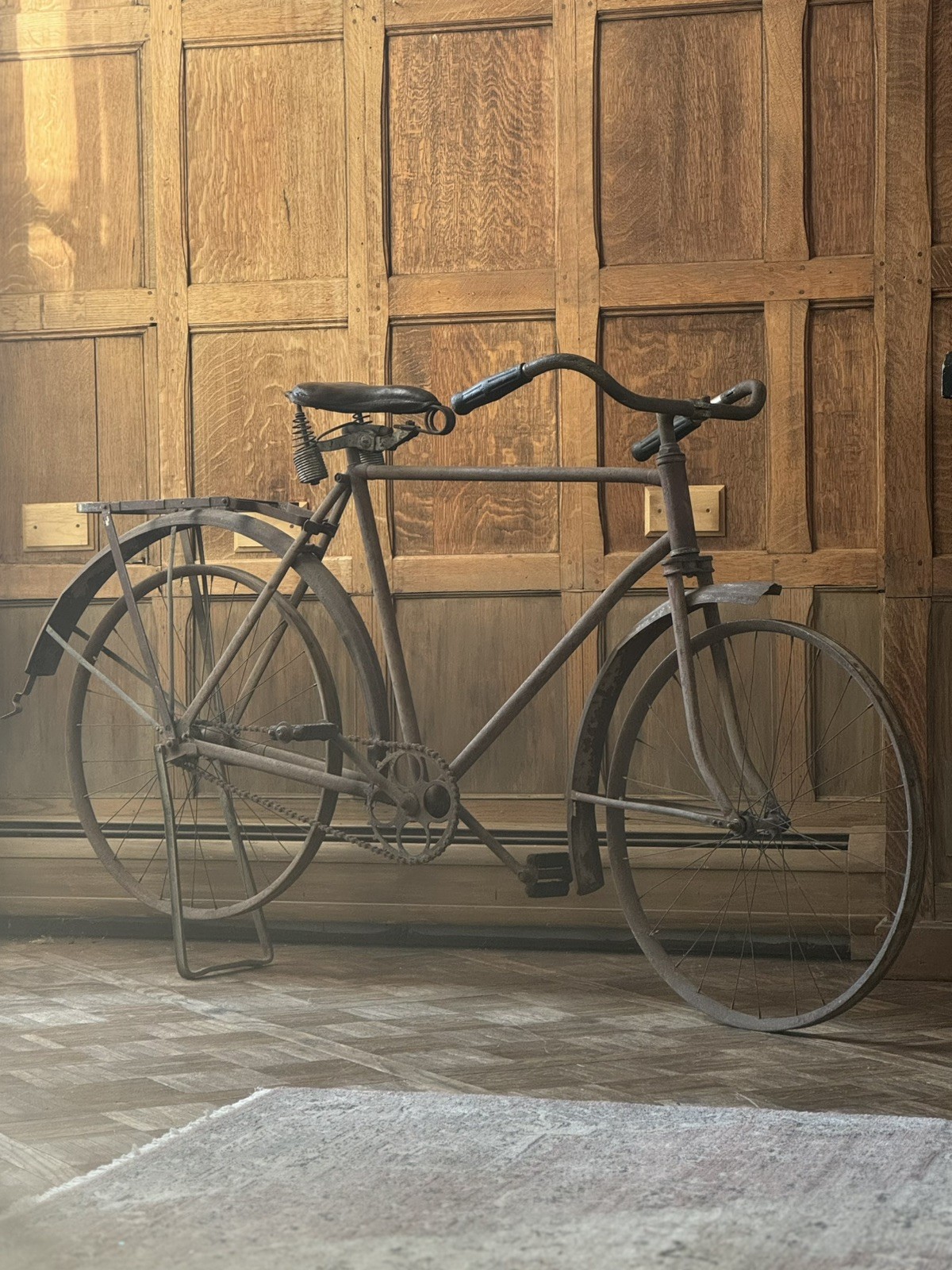 Antique Wood Rim Bicycle