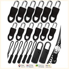 Universal Zipper Pull Replacement Kit, 20 Pieces for Jackets and Luggage
