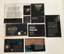 7 VTG National Geographic Maps - Solar System...