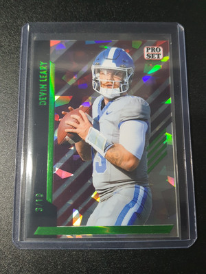 Devin Leary - Leaf Pro Set Pure 2024 - Baltimore Ravens - Green Crystal - /10