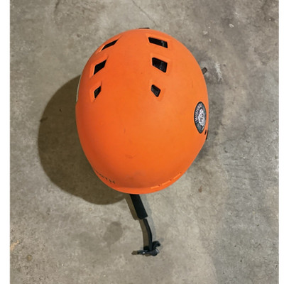 Smith Holt Helmet M Orange/Black Hard Shell Adjustable Fit Winter Sport