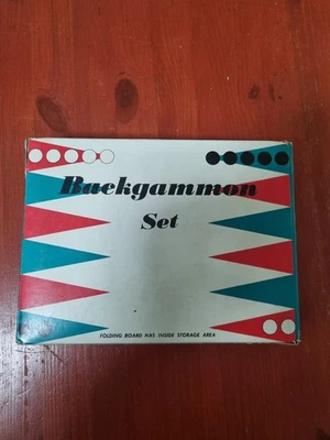 Backgammon Set im Koffer – Rot/Schwarz/Beige – Ideal für unterwegs - Bild 1 von 4