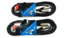 Proel BULK250LU10 Cavo Per Microfono Casse Cannon Xlr M/F Set Di 2 Cavi Da 10 Mt