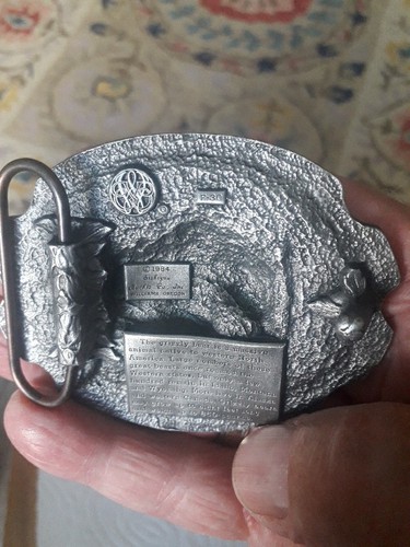 Siskiyou William's 1984 Grizzly Bear Belt Buckle - Picture 5 of 7