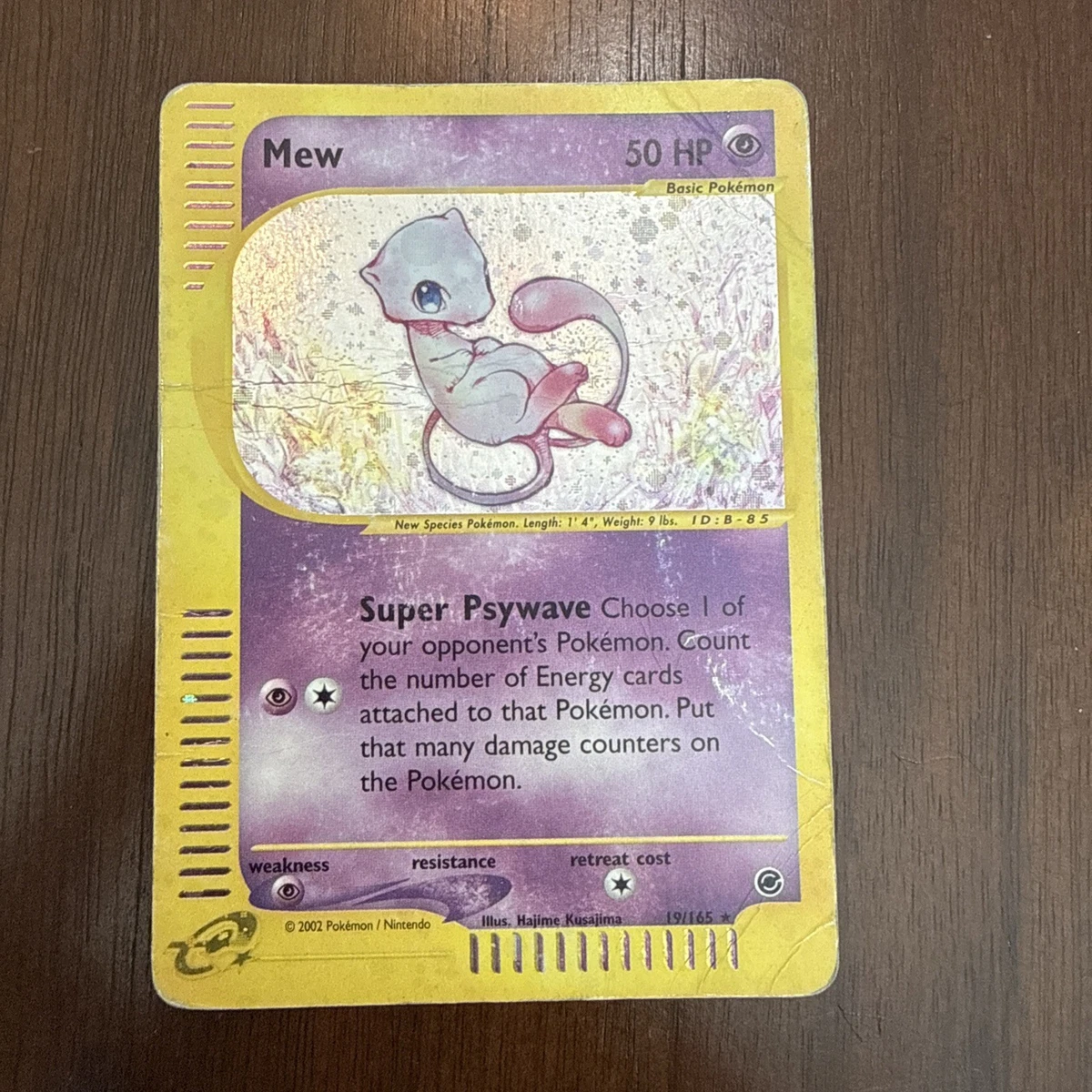 Mew Pokémon TCG Expedition Base Set Individual Collectible Card