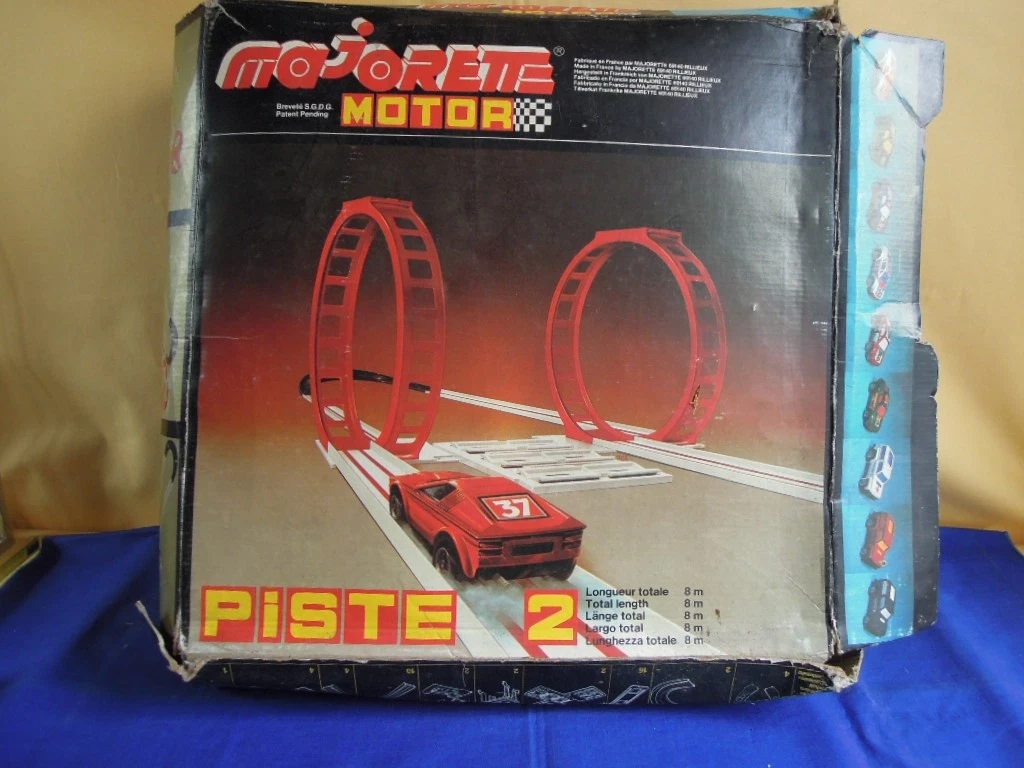 Lot De 2 Boîtes Majorette Vintage Des Années 80 – Circuits Motorisés Super Starter & Starter
