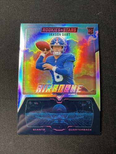 Panini 2025 Rookies & Stars Jaxson Dart #30 Airborne Prizm Rookie Giants