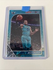 Miles Bridges 2019-20 Panini Hoops Premium Stock Aqua Prizm 20 Charlotte Hornets