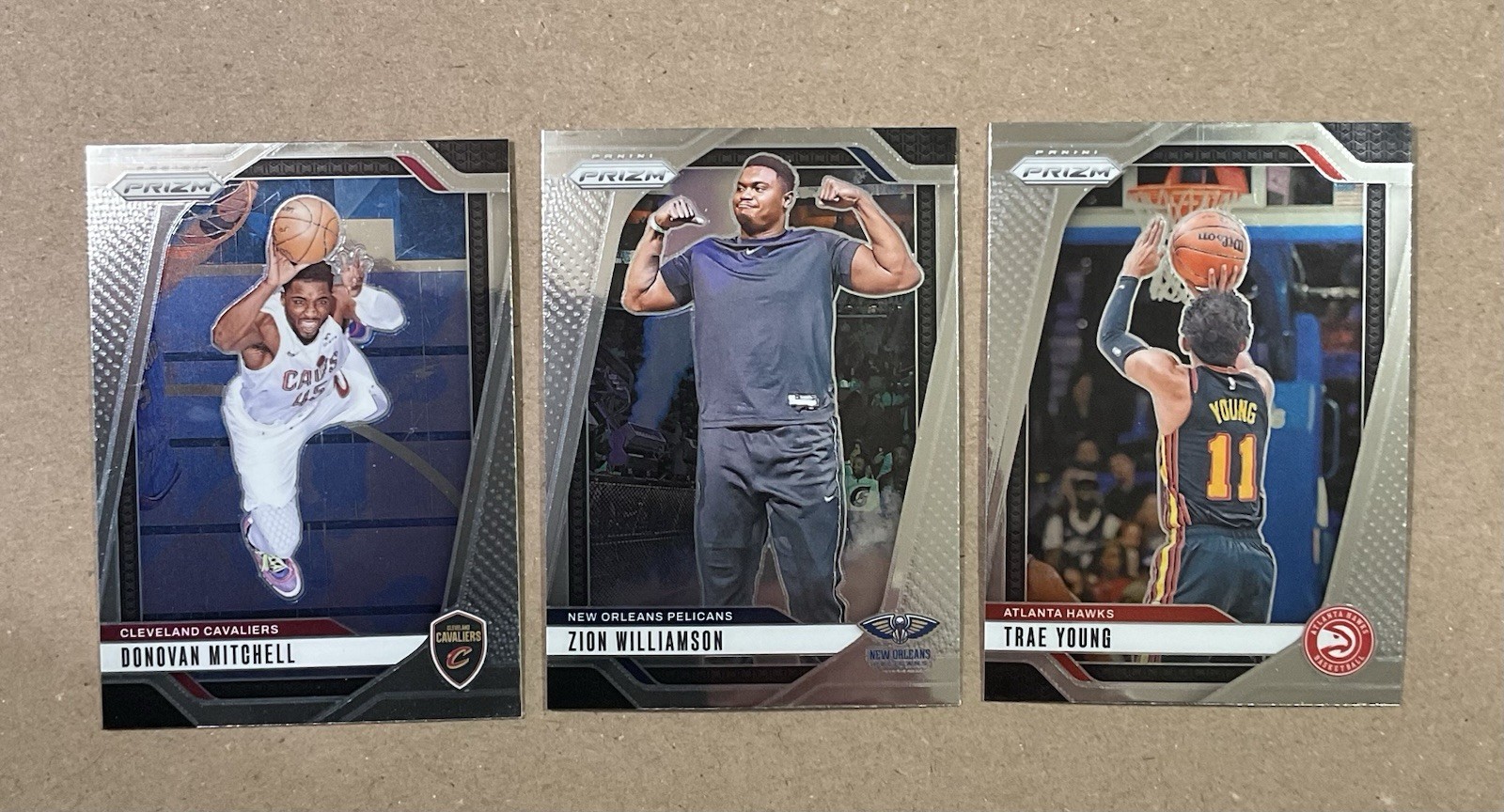 2024-25 PANINI PRIZM Donovan Mitchell #155 PHOTO VARIATIONS SP Cavaliers 3 Cards