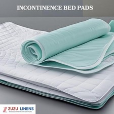 4PC Reusable Waterproof Incontinence Bed Pads 34x44 Healthcare Under pads Vinyl