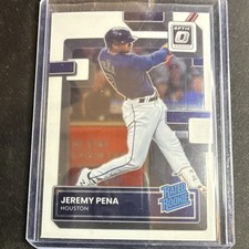 Panini 2022 Donruss Optic Rated Rookie Jeremy Pena #119 Houston Astros Baseball