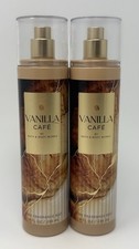 2 NEW Bath  Body Works Vanilla Cafe Fine Fragarance Body Mist Spray 8 fl oz