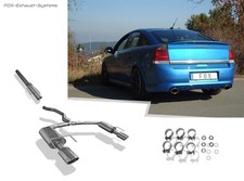  Duplex Racing-Komplettanlage ab Kat Opel Vectra C OPC je 140x90mm oval