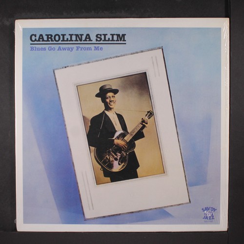 CAROLINA SLIM: blues go away from me SAVOY JAZZ 12" LP 33 RPM - Picture 1 of 2