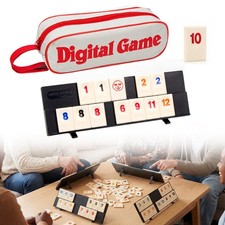Rummikub Pouch Travel Game - Age 7+ Compact & Portable Fun 2-4 Player Game