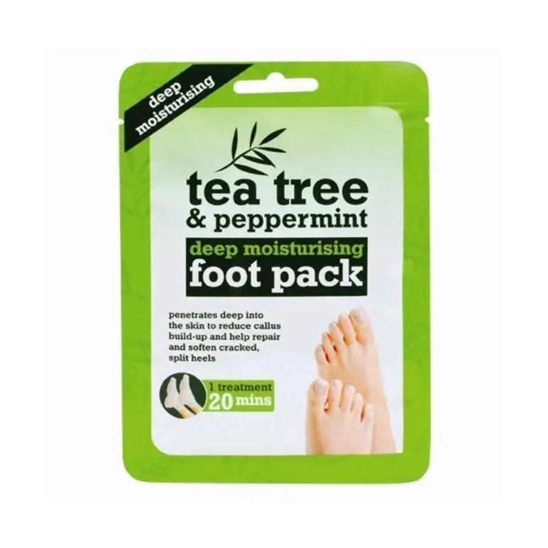 Tea Tree Feet Treatment Deep Moisturising Foot Pack Cracked Heal Callus Feet NEW - Image 4