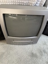 Vintage Toshiba 13” CRT TV VCR Combo Player Retro Gaming MV13N3 No Remote TESTED